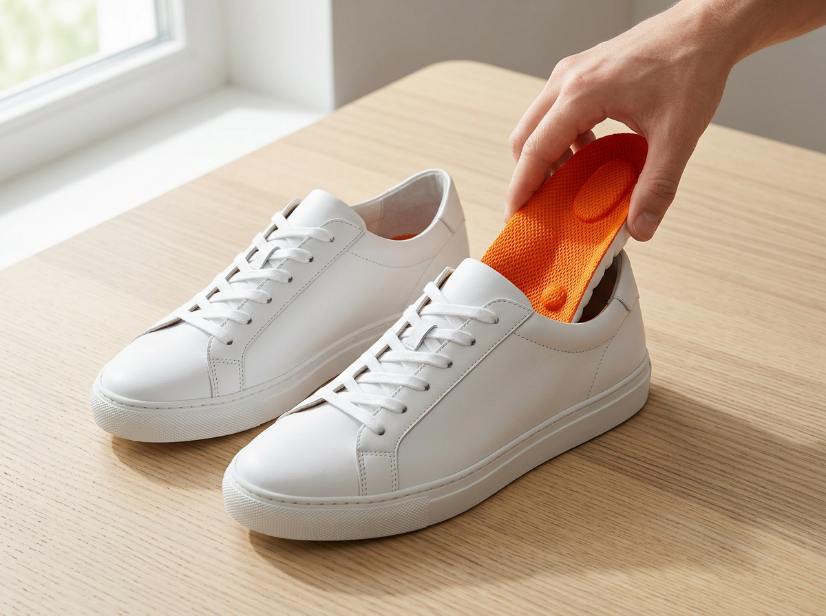OrthoStep insole in a sneaker